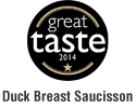 Great Taste Award - Duck Breast Suacisson